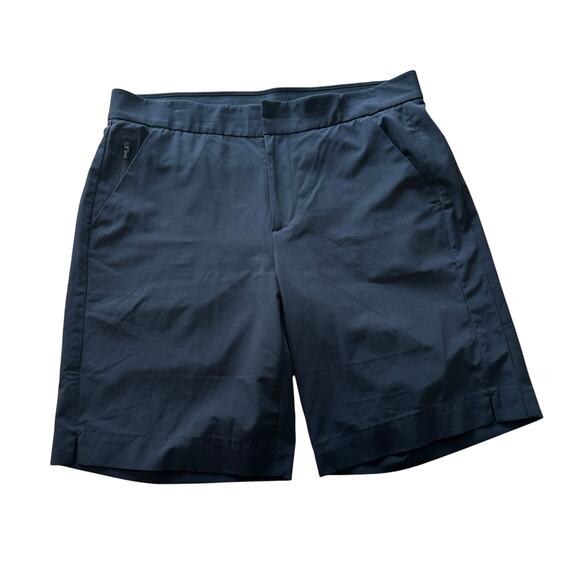 Athleta Tribeca 9" Bermuda Short Black 8 446629 - Picture 1 of 9